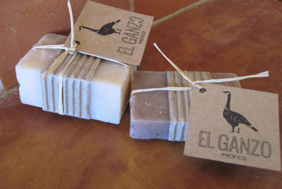 El Ganzo soaps and labels